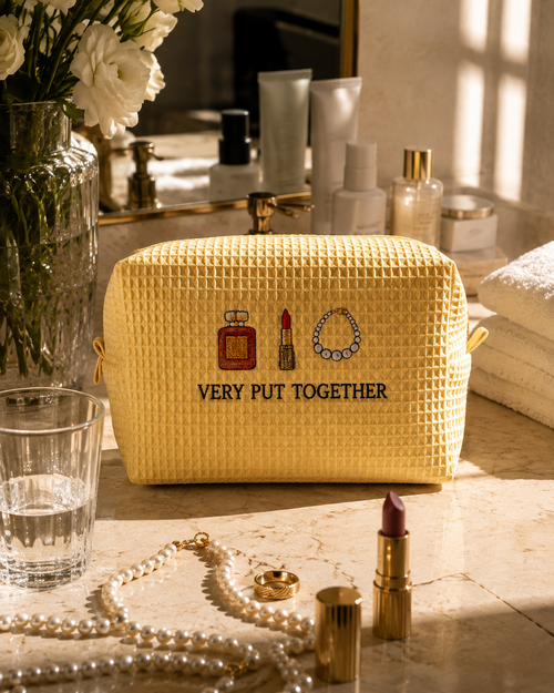 Personalized - The Whimsy Waffle Pouch - Butter