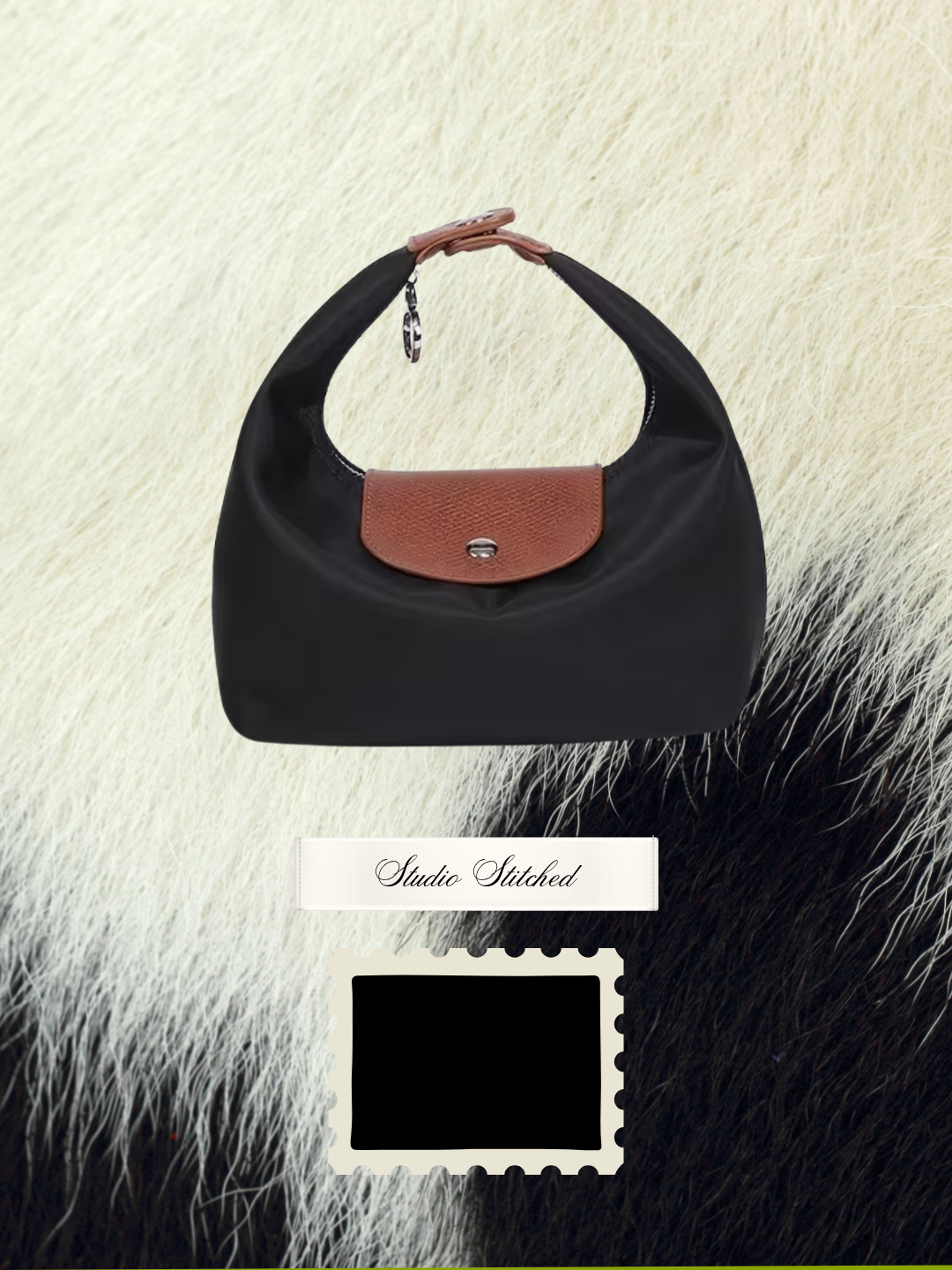 The Mini Moment Bag - Black Tie