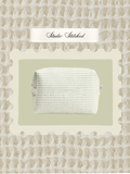 Personalized - The Whimsy Waffle Pouch - Snow