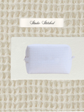 Personalized - The Whimsy Waffle Pouch - Snow