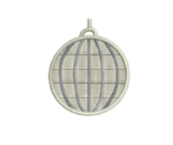 Silvery Disco Ball
