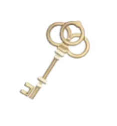 Vintage Hotel Key