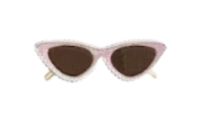White Cat Eye Sunglasses