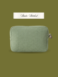 Personalized Whimsy Waffle Pouch | Matcha