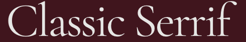 Classic Script