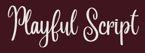 Playful Script
