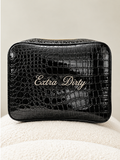 Phrase Concierge - Signature GRWM Croc Pouch – Midnight